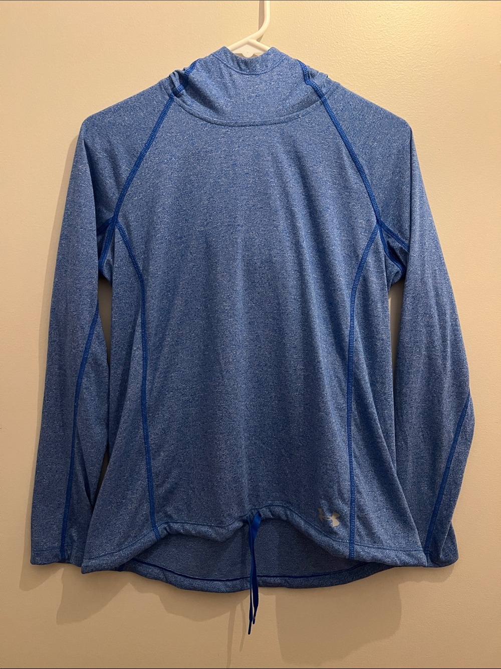 Under Armour Women's Heather Blue Athletic Hoodie Sweatshirt - Size M